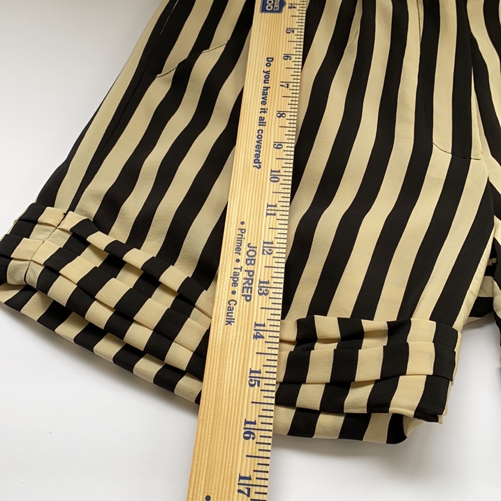 ALEX & ELI short set 2 silk striped designer brand blazer BETTLEJUICE - Picture 10 of 13